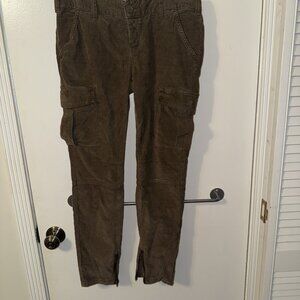 Free People corduroy Cargo Pants Women Size 28